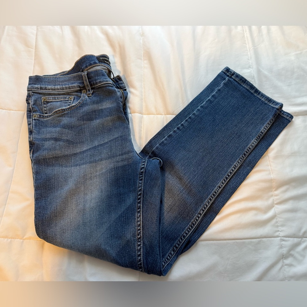 Banana Republic Girlfriend Denim Jeans Medium Wash